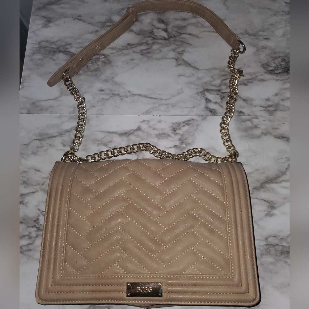 BCBG tan purse / crossbody